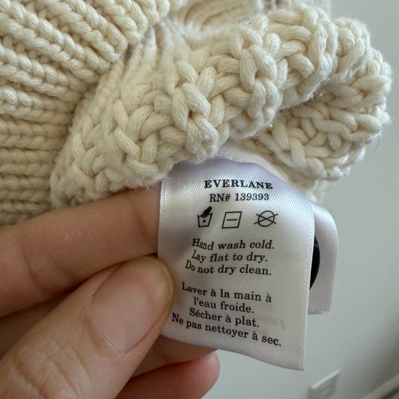 Everlane Cream Button-Up Cardigan - Picture 5 of 7